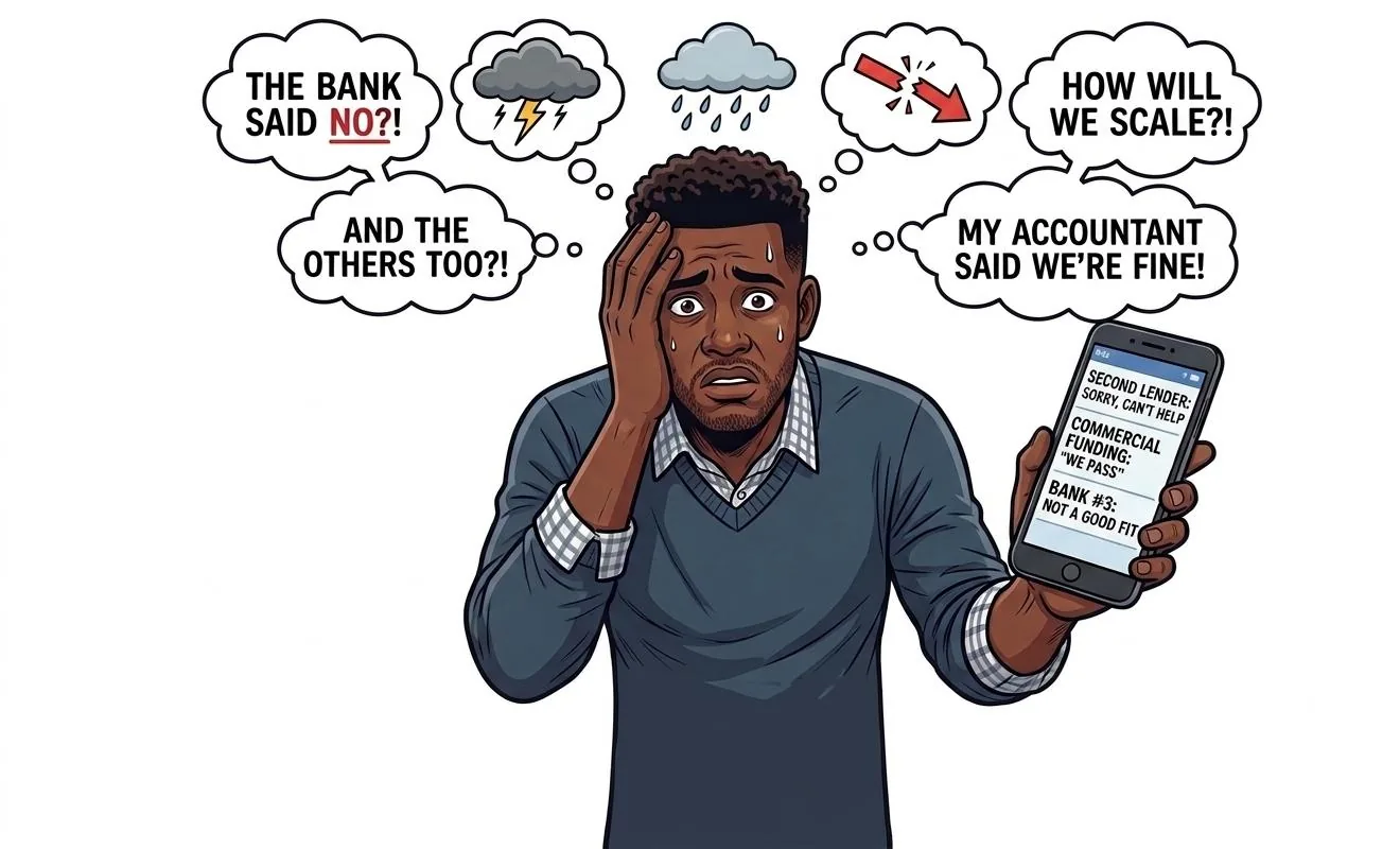 A black mark on a lender's risk scoring profile